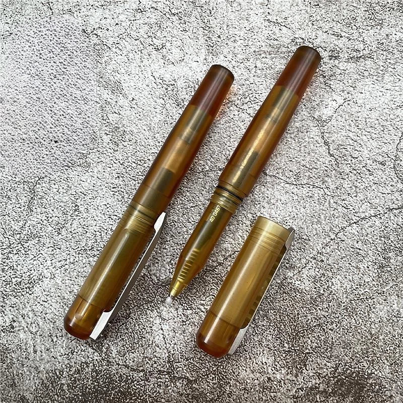 Polyetherimide ULTEM Titanium Alloy Rollerball Pen Ballpoint Gel Pen EDC gift 07FC0E-D4 - KOEEK