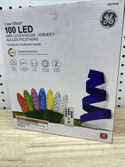 100 GE Color Effects Diamond Faceted RGB Mini LED Lights w/Remote - 5270942 GE - KOEEK