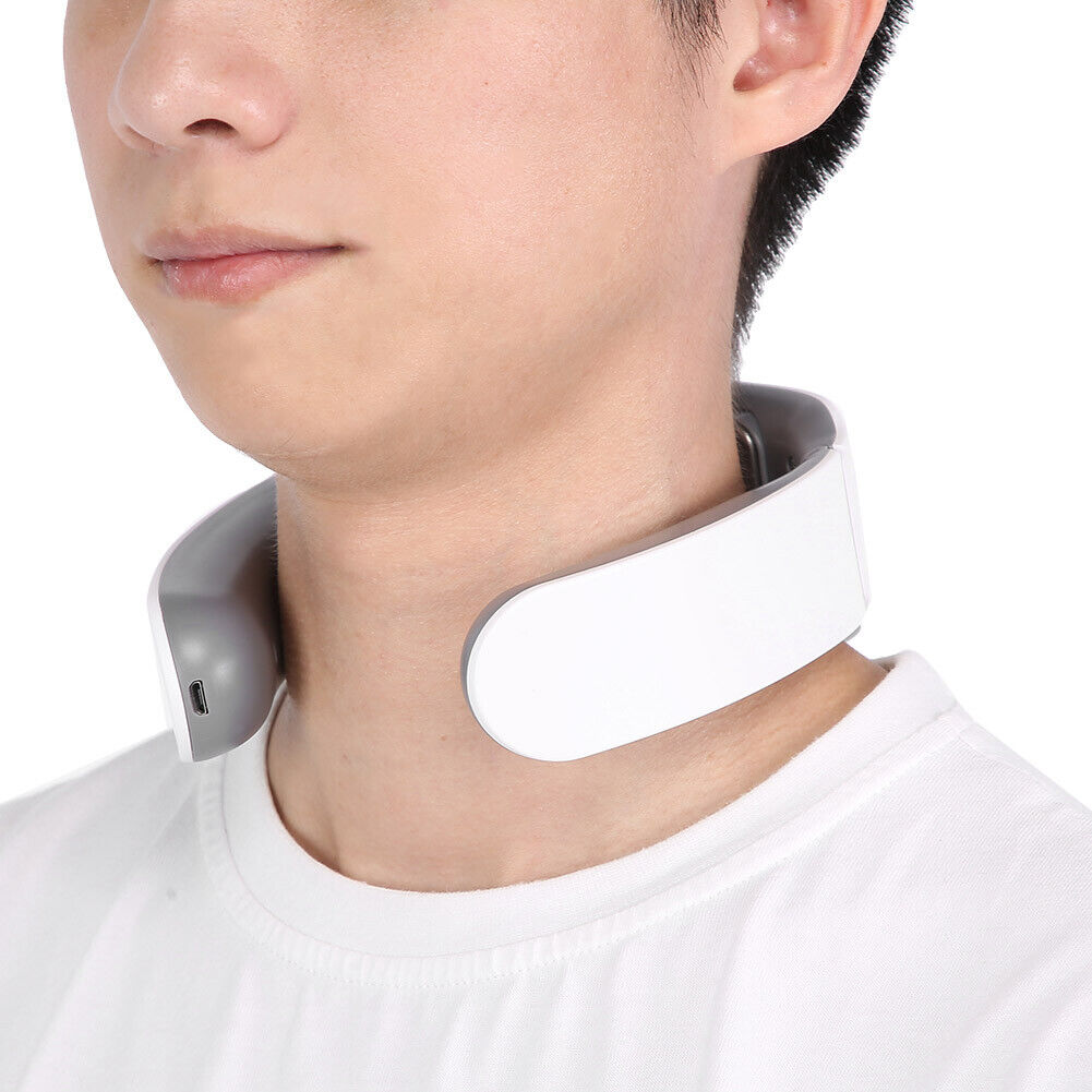 new Wireless Neck Massager 9 Gears Electric Vertebra Massager(White Charging) HGF koeek - KOEEK