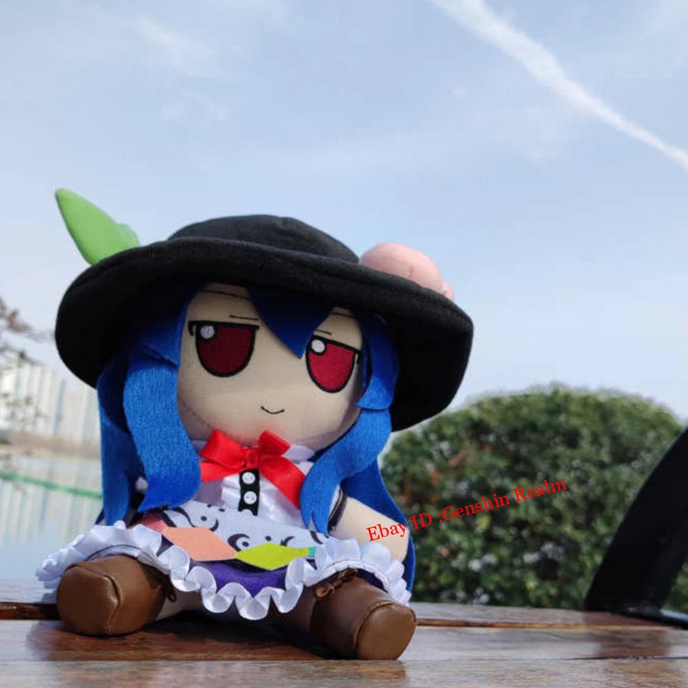 Anime Touhou Project Fumo Series Hinanawi Tenshi Plush Doll Cartoon Toy Gift 07FC0E-D4 - KOEEK