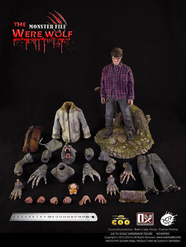 COOMODEL X OUZHIXIANG MF002 1/6 Monster File The Werewolf Figure Model IN STOCK COOMODEL_X_OUZHIXIANG - KOEEK
