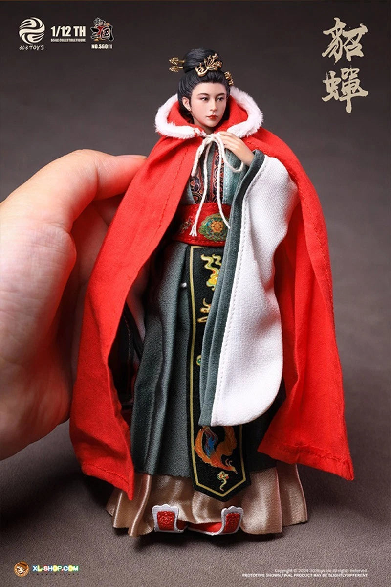 1/12 303TOYS SG011 THREE KINGDOMS ON PALM Diao Chan Action Figure Toys In Stock 07FC0E-D4 - KOEEK