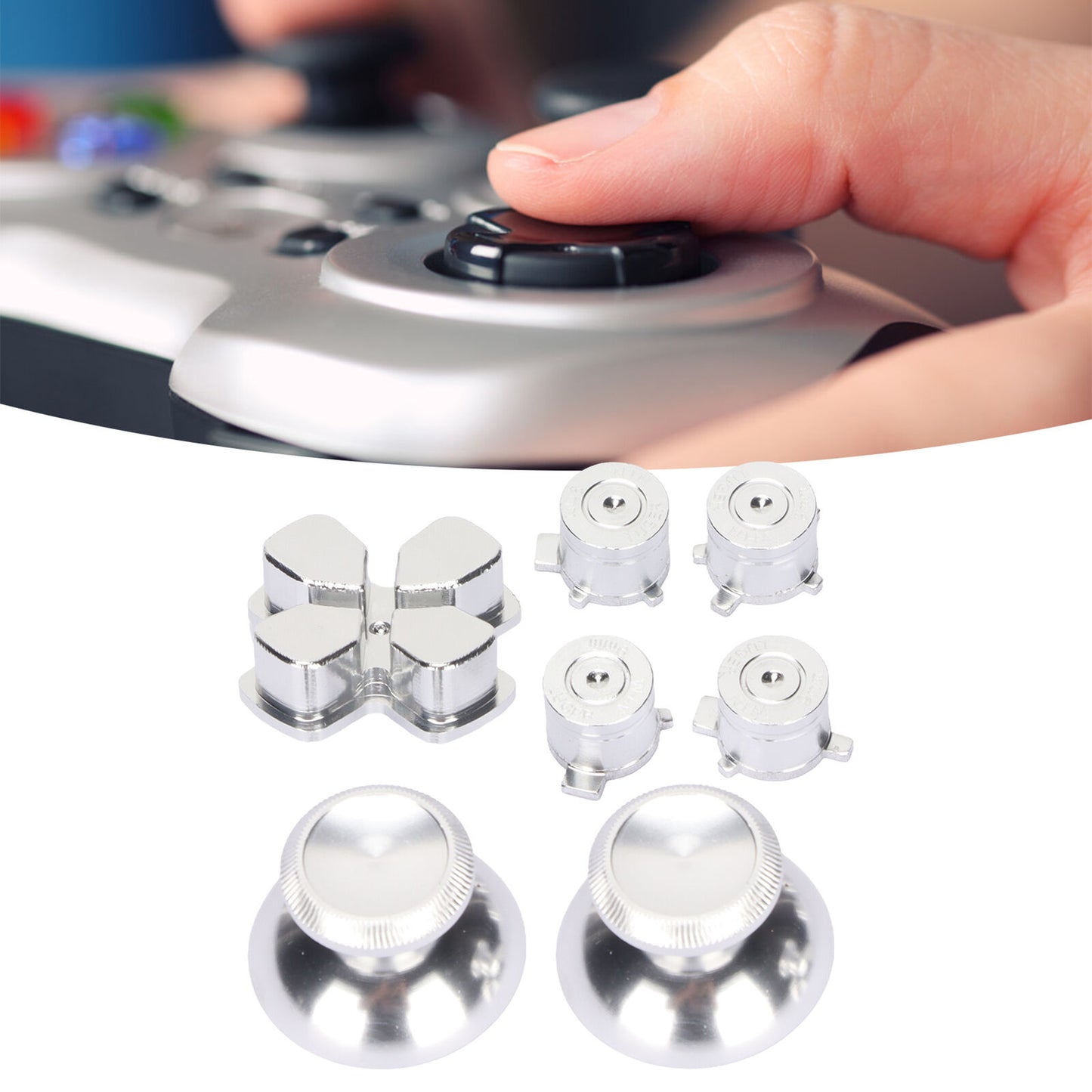 new Controller Button Joystick Key Sturdy Controller Metal Buttons Reducing Fatigue koeek - KOEEK