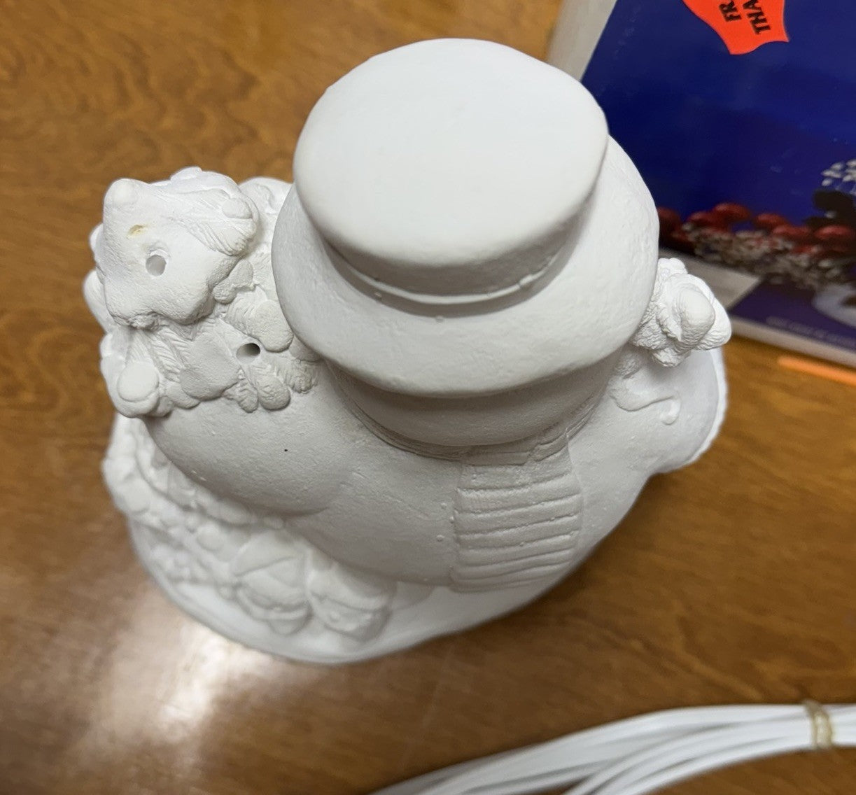 Vintage Wee Crafts Will E Melt Snowman #21540 Lighted Christmas Ready to Paint WEE CRAFTS - KOEEK