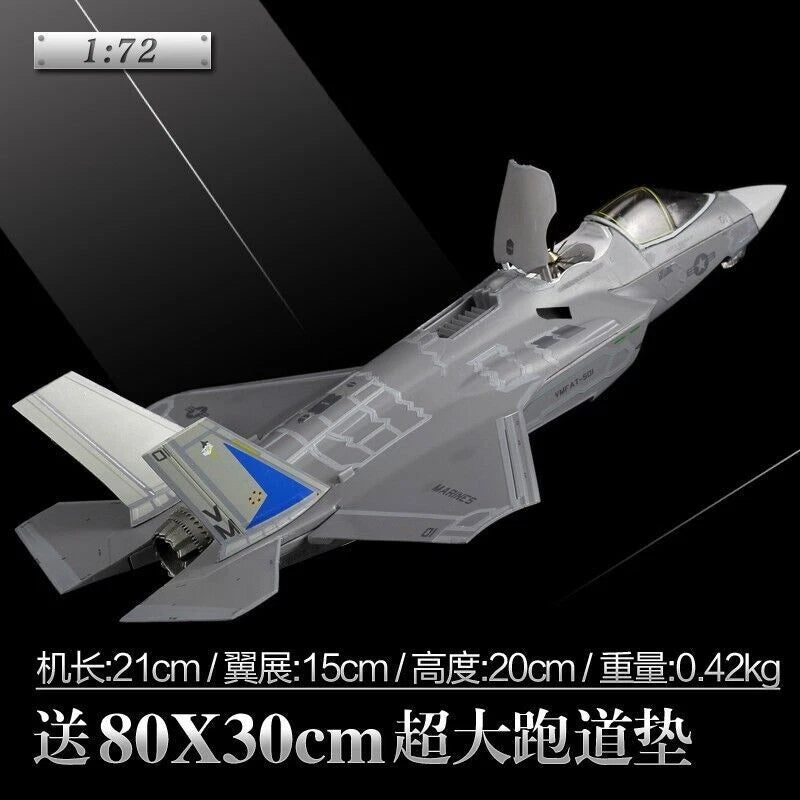 1:72 Military F35A Fighter Model Alloy Simulation Shipboard Aircraft Pendant 07FC0E-D4 - KOEEK