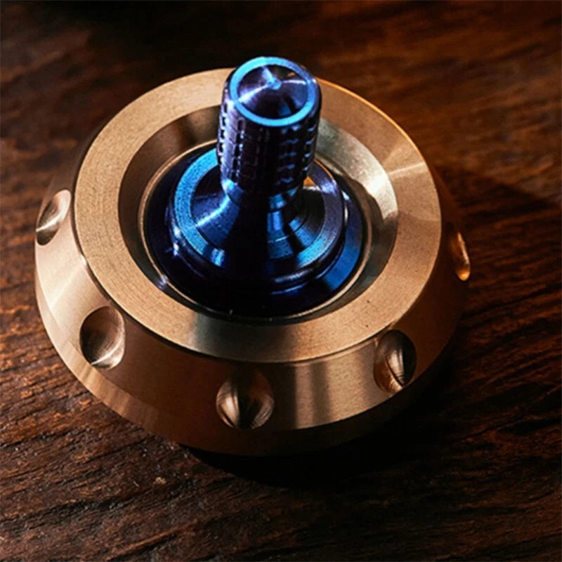 Fidget Spinner Titanium Alloy Hand Spinner Fun Fidget EDC Toys ADHD Tools Gift 07FC0E-D4 - KOEEK