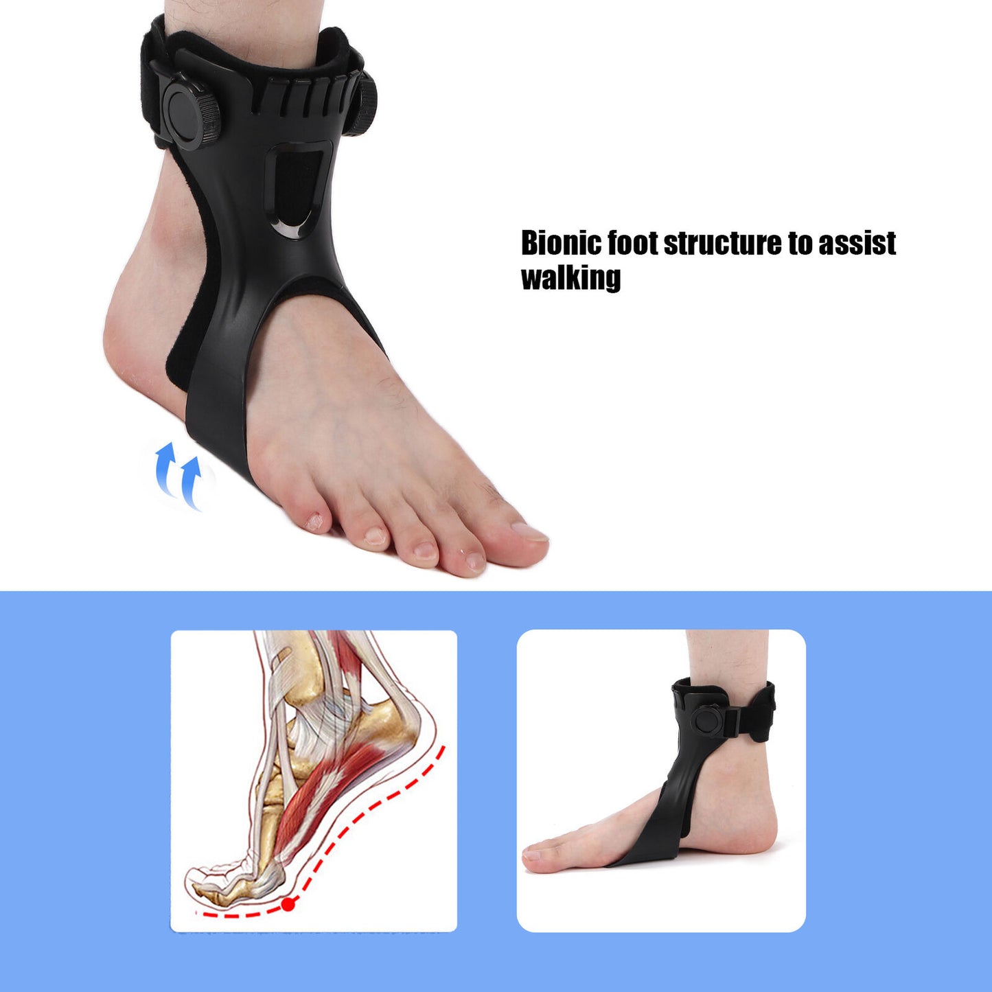 new Drop Foot Brace Orthosis Light Balance Foot Drop Orthosis For Hemiplegia Str ANA koeek - KOEEK