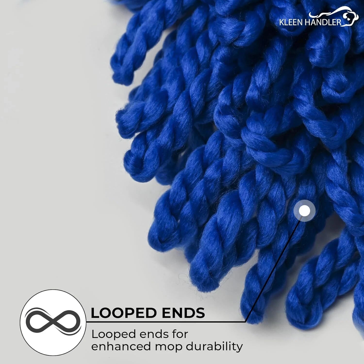 3-Pack 36-Inch Microfiber Dust Mop, Large Washable Commercial Dust Mop, Blue 07FC0E-D4 - KOEEK