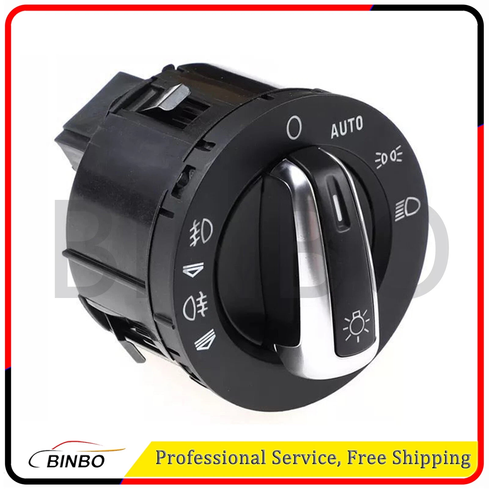 Headlight Fog Light Switch For 2005-2015 AUDI A6 Q7 S6 4F1941531E 07FC0E-D4 - KOEEK