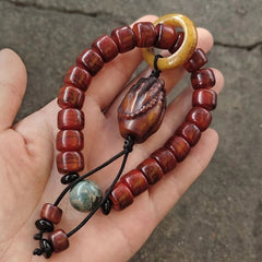 Tibetan Beads Bracelet Men Buddhist Trendy Handmade Jewelry 07FC0E-D4 - KOEEK
