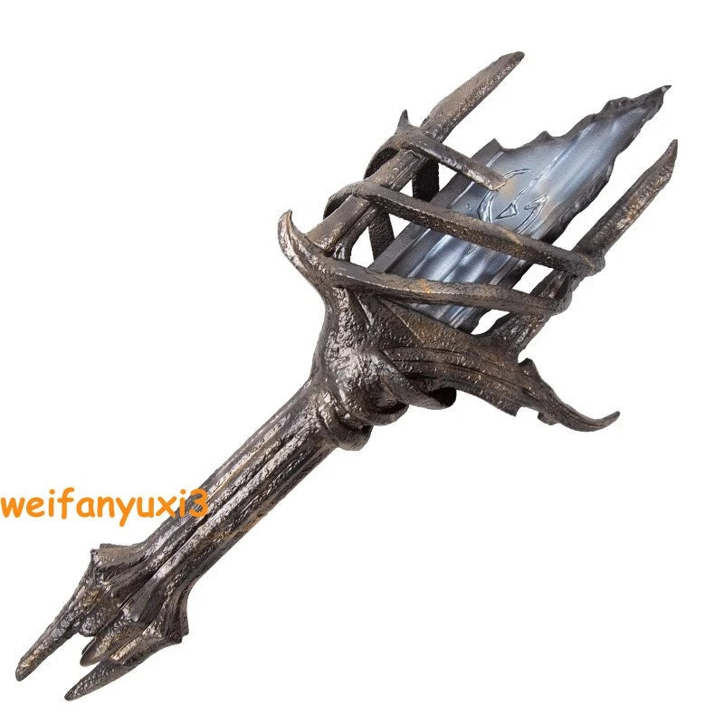 1/1 Lord Of The Rings Sauron's Broken Sword Metal Model Ornament Replica Props 07FC0E-D4 - KOEEK