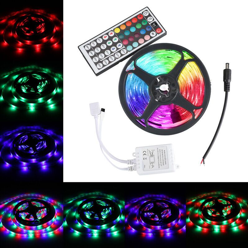 ny Tira De Luces 3528 LED 5M RGB 16 FT Tiras Luz Para Decoracion Habitacion Cuarto