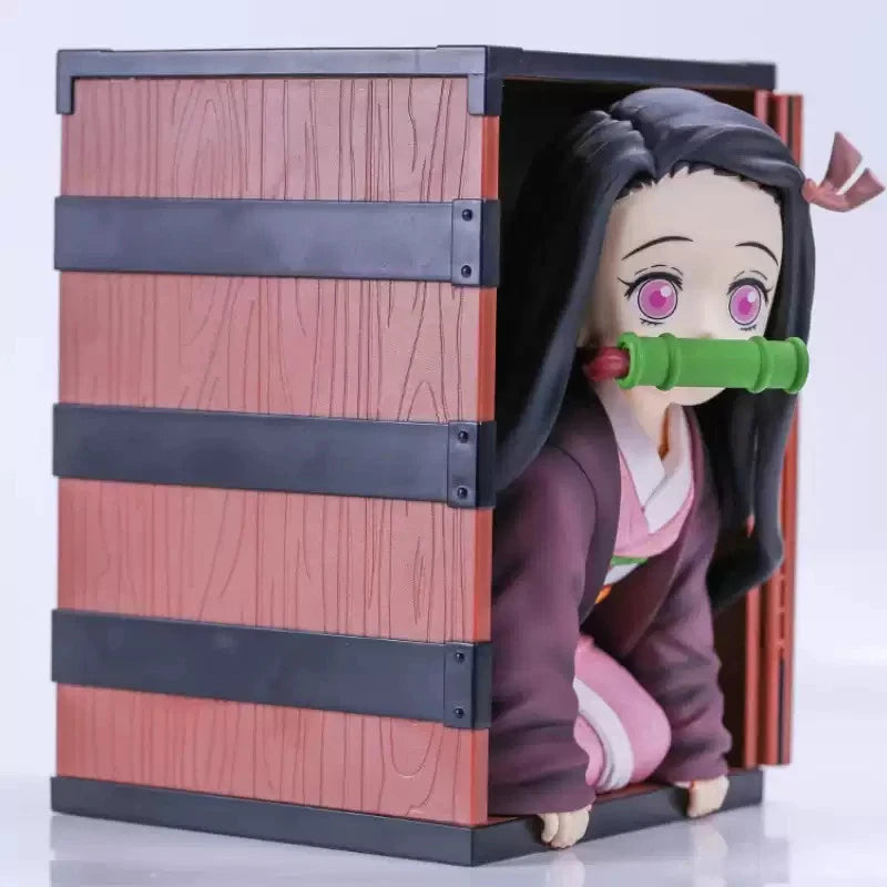 Anime Demon Slayer Kamado Nezuko PVC Figure Popcorn Bucket Decoration Model Toy 07FC0E-D4 - KOEEK