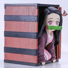 Anime Demon Slayer Kamado Nezuko PVC Figure Popcorn Bucket Decoration Model Toy 07FC0E-D4 - KOEEK
