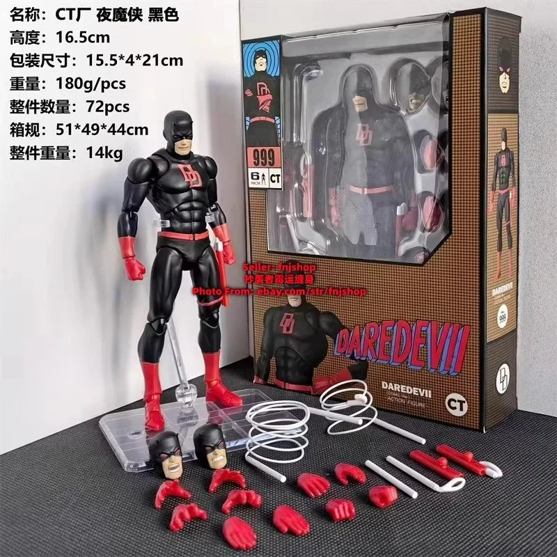 CT Toys No.999 Shadowland Daredevil Comic Ver. Black Suit Action Figure US STOCK CT_TOYS - KOEEK