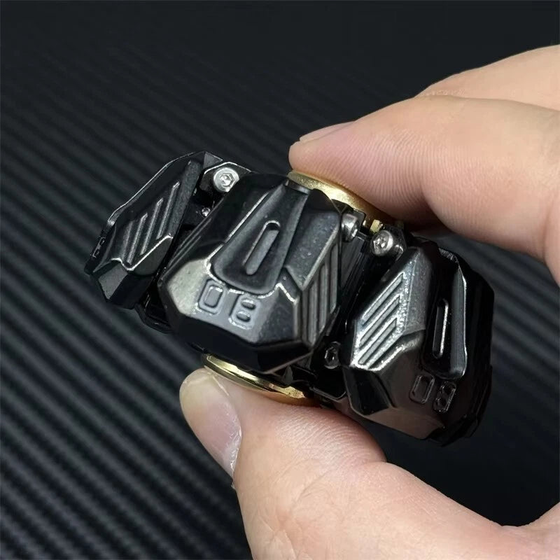 EDC Novel Open Armor UFO Hand Spinner Metal Fidget Spinner Stress Relief Toys 07FC0E-D4 - KOEEK
