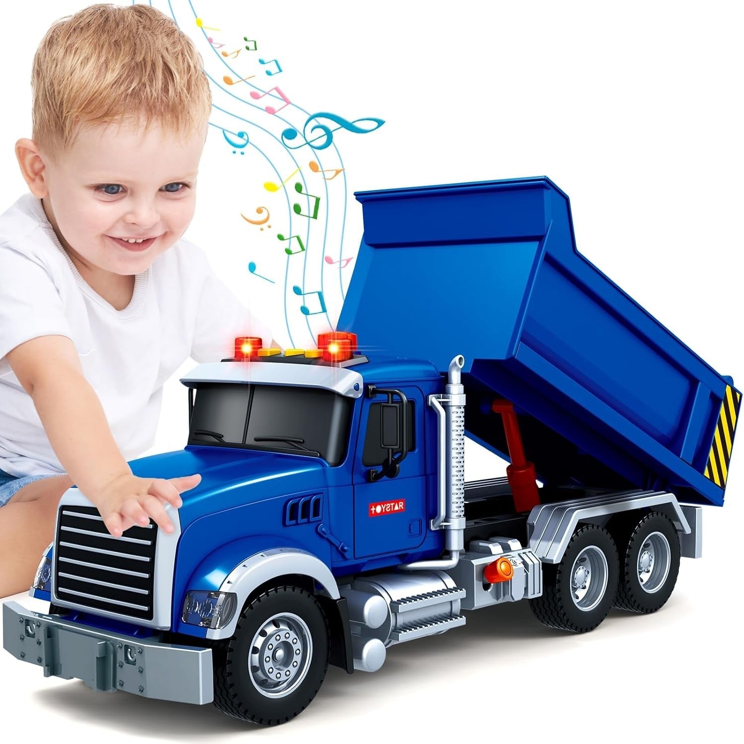new SpringFlower Large Dump Truck Toy for 3 4 5 6 7 Years Old Boy, Toy... SPRINGFLOWER - KOEEK