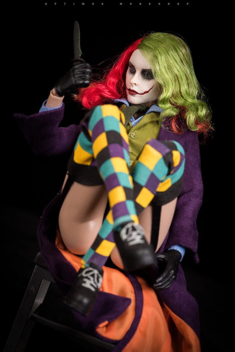 WOLFKING Female Joker Action Figure 1/6 Scale Model Toy WK89008A IN STOCK WOLFKING - KOEEK