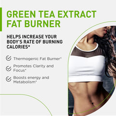 new Premium Green Tea Extract Fat Burner Supplement with 60 Count (Pack of 1) 07FC0E-D4 - KOEEK