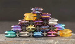 1PC Titanium PEI Zirconium Alloy Spacer Bead jewelry Bracelet Necklace Making-* 07FC0E-D4 - KOEEK