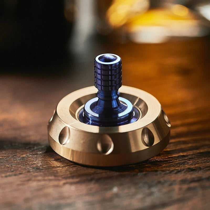 EDC Fidget Spinner Toy Titanium Alloy Hand Spinner Fun Fidget Toys ADHD Tool Toy 07FC0E-D4 - KOEEK