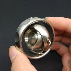 EDC Gear Gyroscope Toy Stainless Steel Hand Fidget stress Relief Focus Toy Gyro 07FC0E-D4 - KOEEK