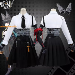 Zenless Zone Zero Hoshimi Miyabi Uniform Fullset Cosplay Costume Party Outfit 07FC0E-D4 - KOEEK