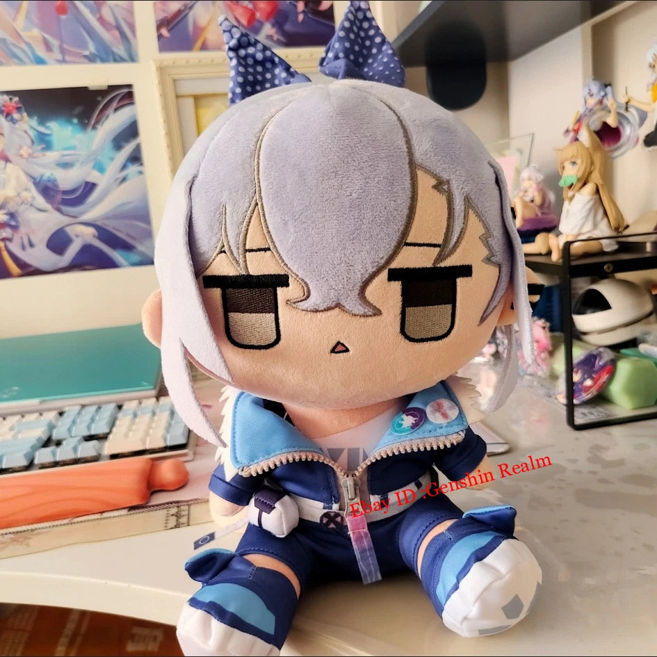 Anime Honkai: Star Rail Silver Wolf Sitting position Plush Toy Throw Pillow Gift 07FC0E-D4 - KOEEK