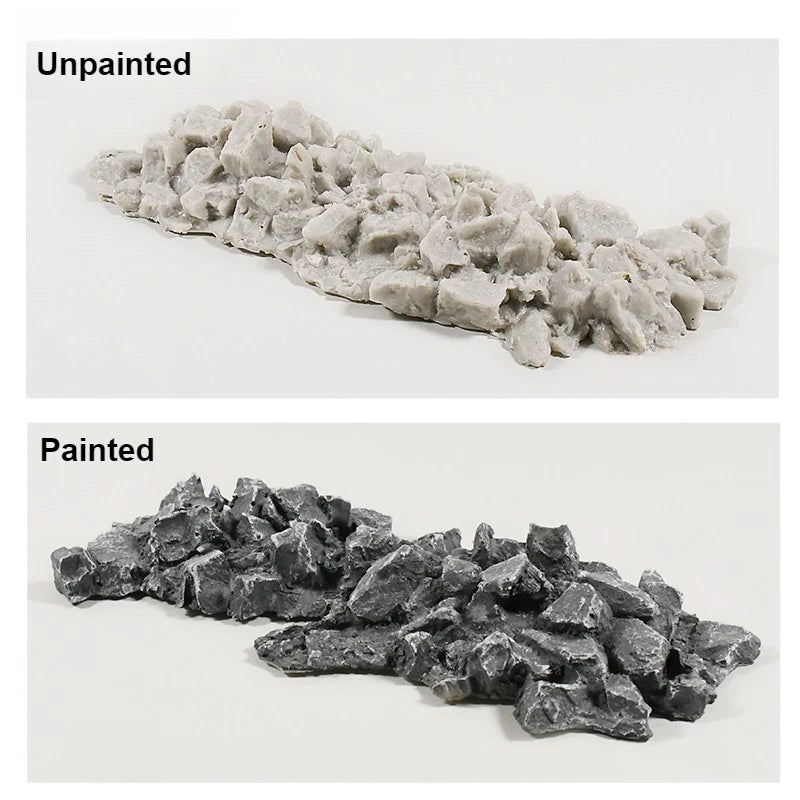 Diorama Realistic Rocks Mountain Stones Model Railroad Layout Scene Props Model 07FC0E-D4 - KOEEK