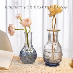Glass Bud Vase Set of 30, Small Vases for Centerpieces 07FC0E-D4 - KOEEK