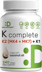 new DEAL SUPPLEMENT Premium Vitamin K Complete - High Potency K2 (MK-7... DEAL SUPPLEMENT - KOEEK