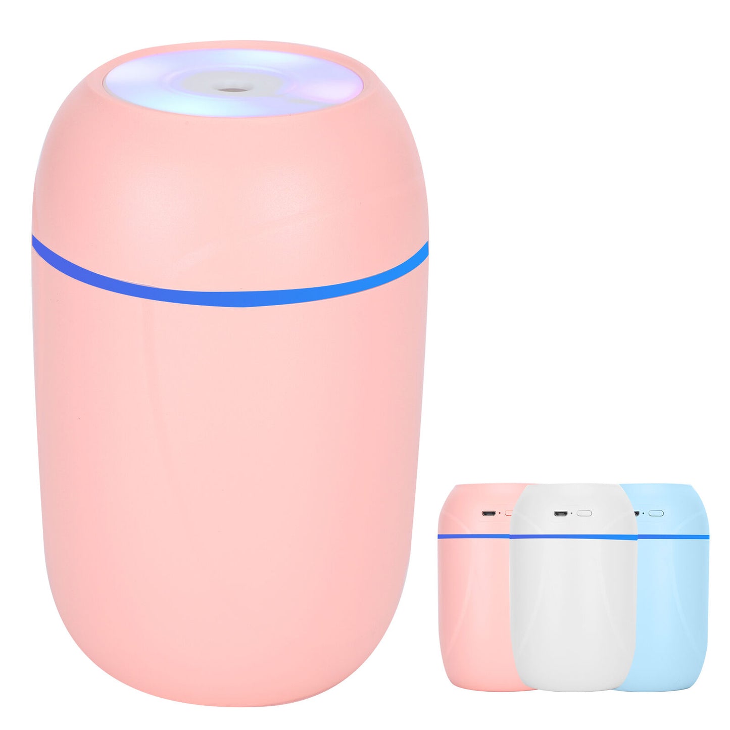 ny 300ml luftfukter USB-lading Aroma Oil Diffuser Portable Mute Car Air F ABE