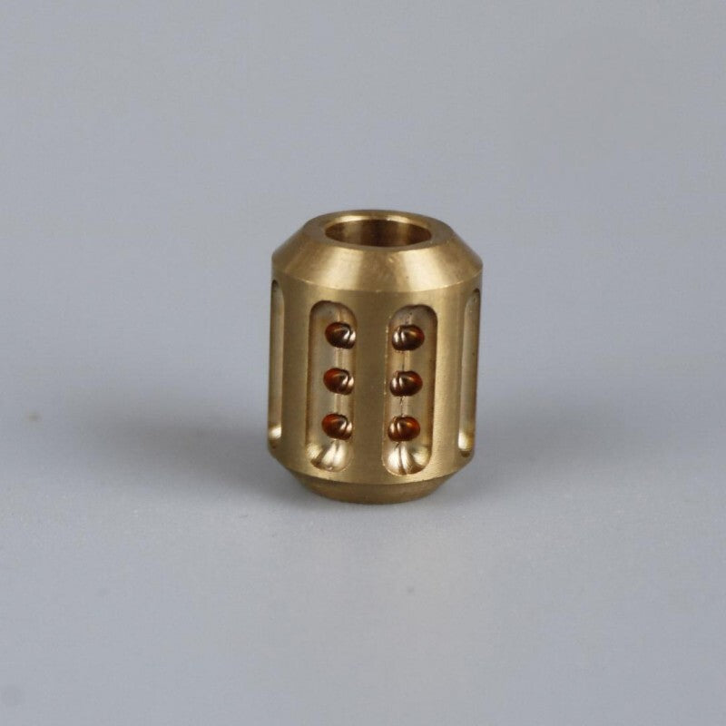 Solid Brass Knife Lanyard Bead Necklace Paracord Pendant Bracelet EDC Charm DIY 07FC0E-D4 - KOEEK