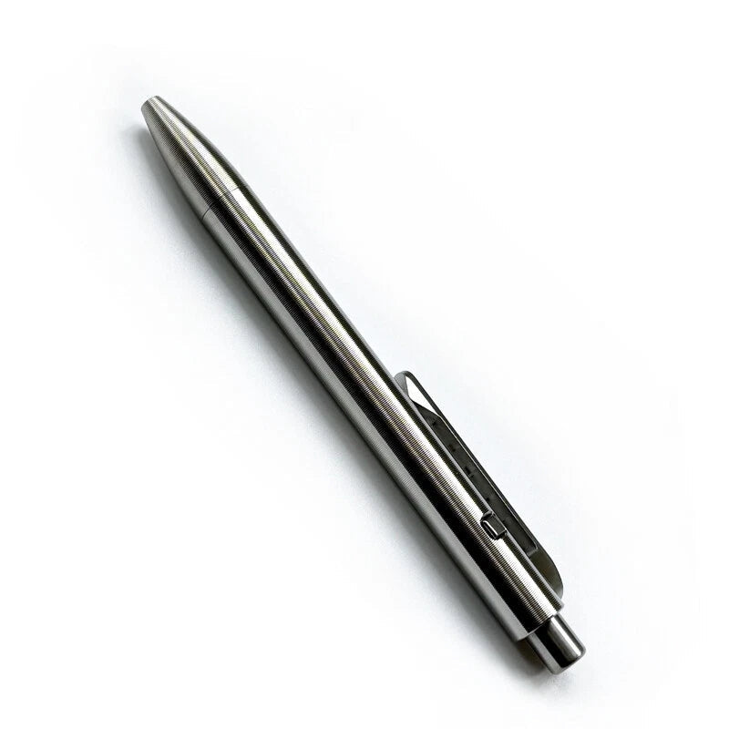 1PC Titanium Ballpoint Pen EDC Pocket pen Business Office Writing Signature Gift 07FC0E-D4 - KOEEK