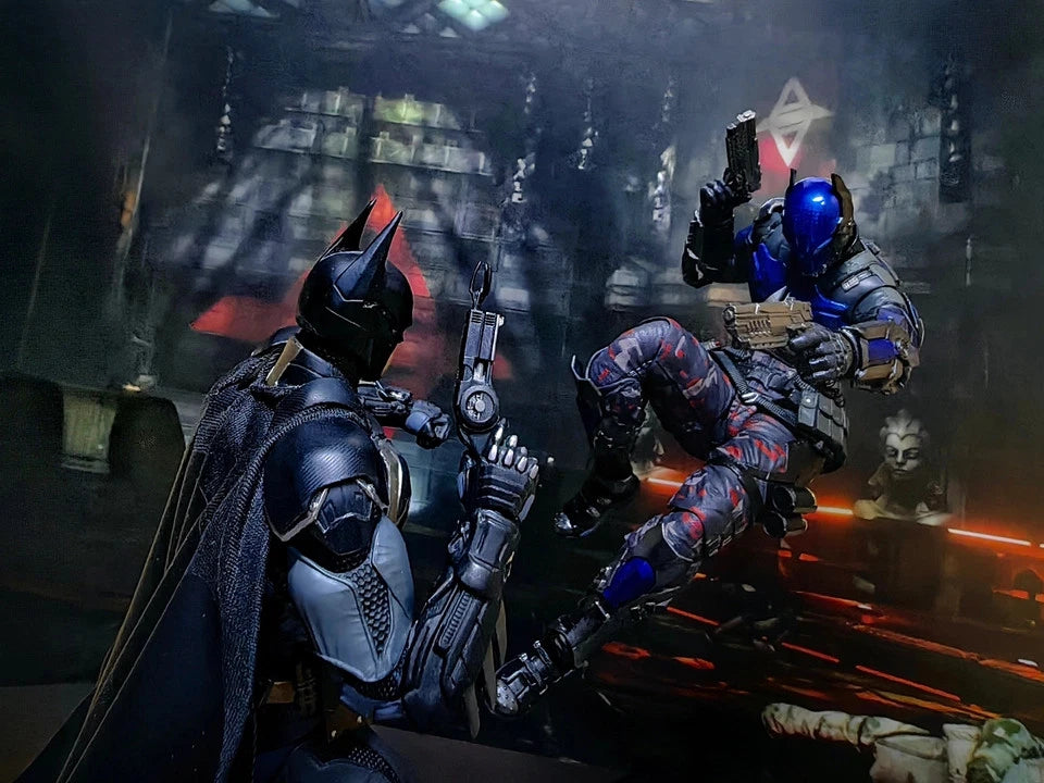 ! LPZZ Batman: Arkham Knight Batman & Arkham Knight 1/12 Action Figure 2-Pack LPZZ - KOEEK