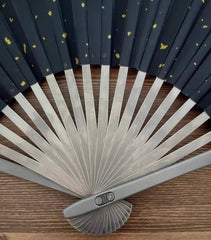 Martial Arts Titanium Alloy Folding Fan Taiji Kung Fu Tactical Steel Bone Fan 07FC0E-D4 - KOEEK