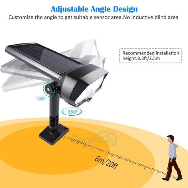 ny 9900000LM Lamparas Luz Led Solares Luces Para Exterior Patio Sensor De Movimient