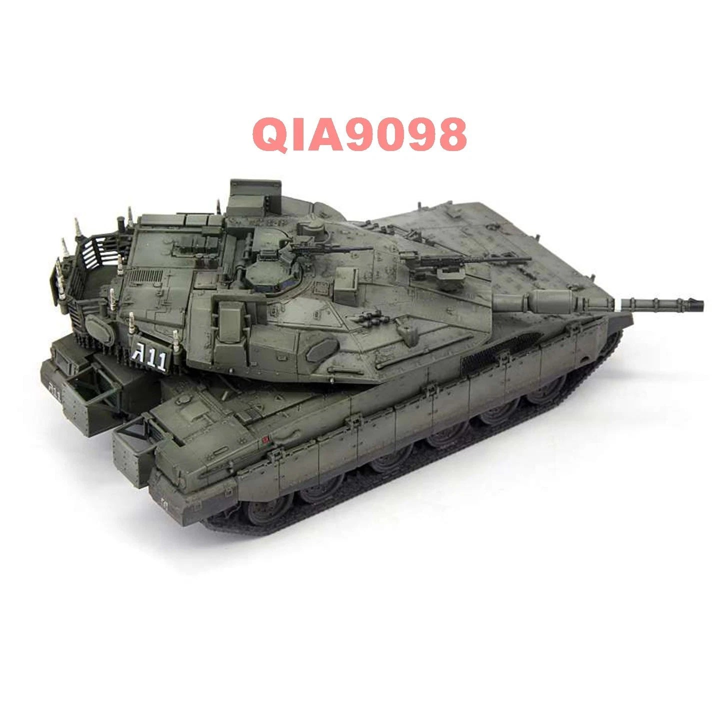 1:72 Scale Israeli Merkava 4M Main Battle Tank Painted Plastic Model 07FC0E-D4 - KOEEK