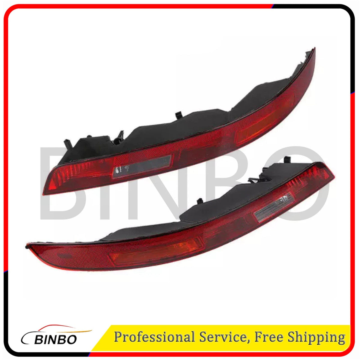 Pair For Audi Q3 2015 2016 2017 2018 Rear Bumper Lower Tail Light Stop Lamp 07FC0E-D4 - KOEEK