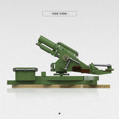 1:35 WWI British BL 9.2 Inch Howitzer Model Kit Military Artillery Toy Gift Boy 07FC0E-D4 - KOEEK