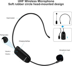 Teacher's loudspeaker (with 2 microphones), portable speaker amplifier 07FC0E-D4 - KOEEK