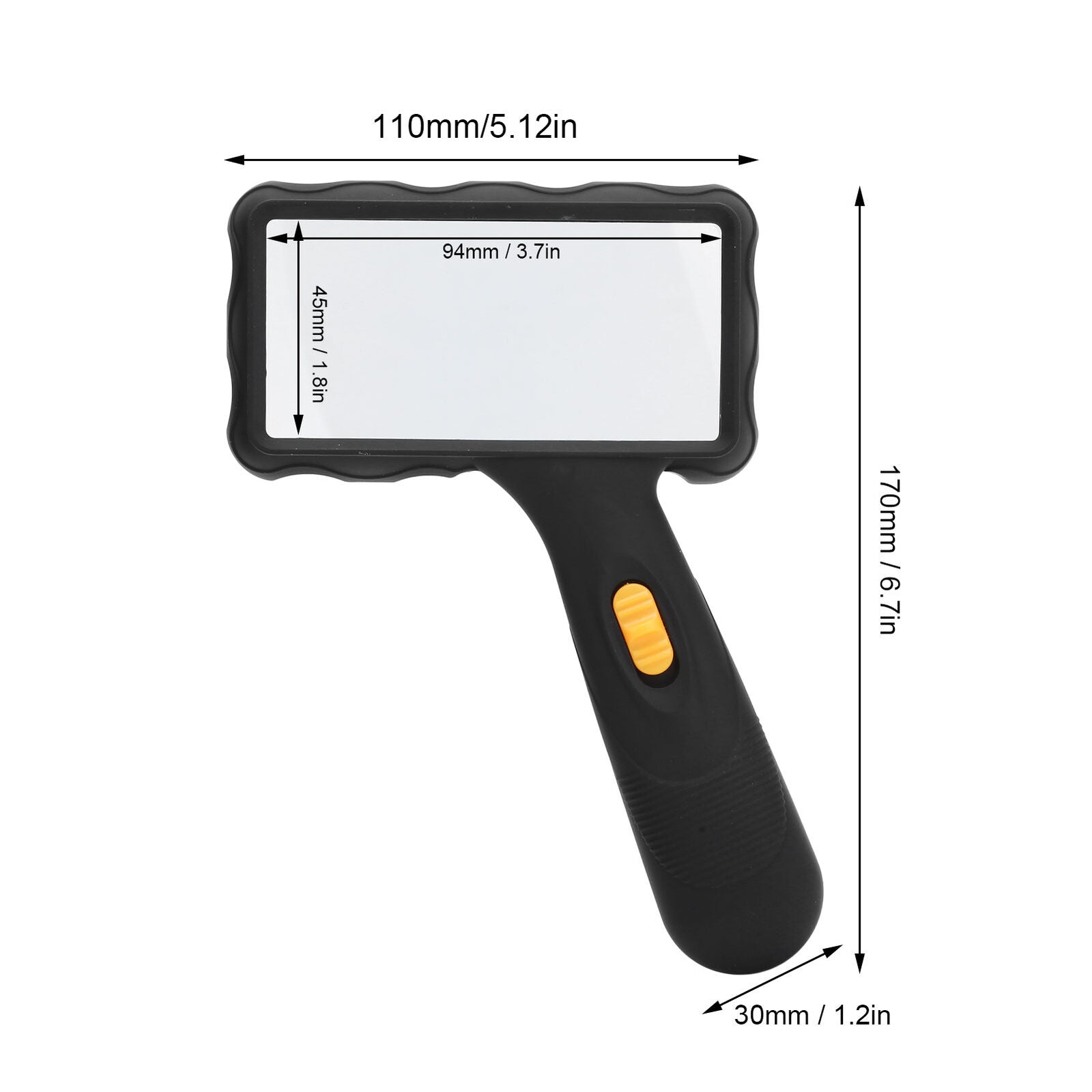 new Magnifying Glass With Light 7X Desktop Handheld Large Magnifying Glass USB koeek - KOEEK