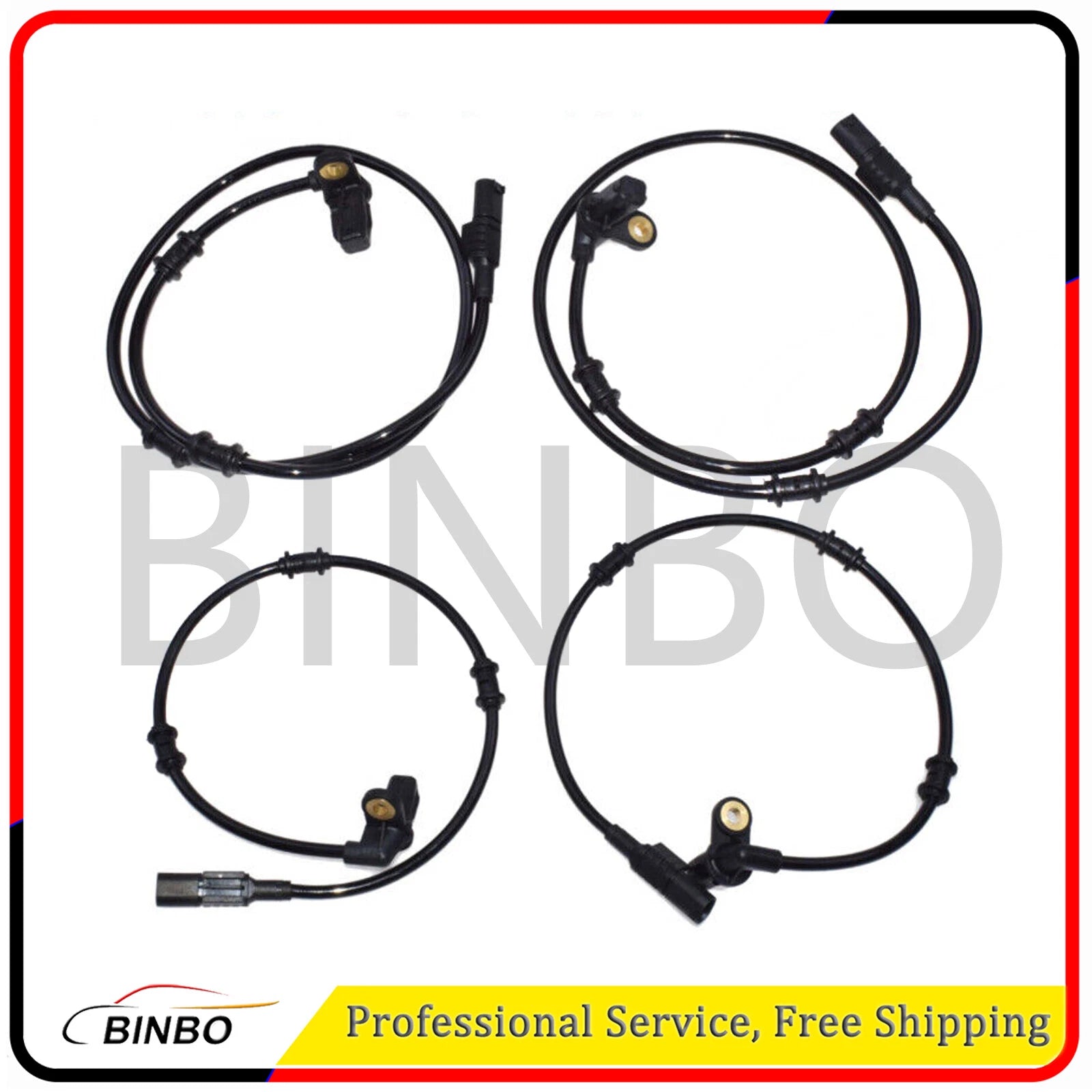 4PCS ABS Wheel Speed Sensor For Benz M-Class W163 ML320 ML350 ML500 ML270 ML400 07FC0E-D4 - KOEEK