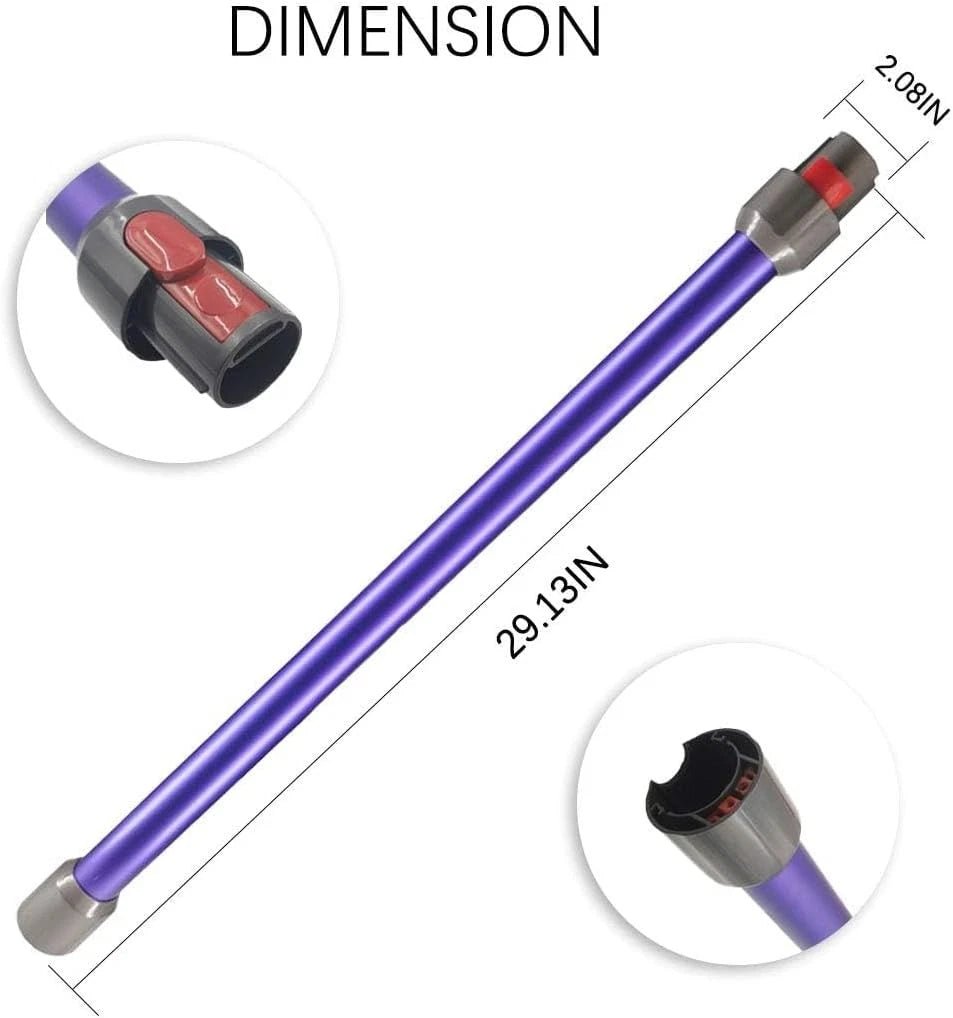 Replacement vacuum pole for cordless stick vacuum cleaner,quick release (purple) 07FC0E-D4 - KOEEK