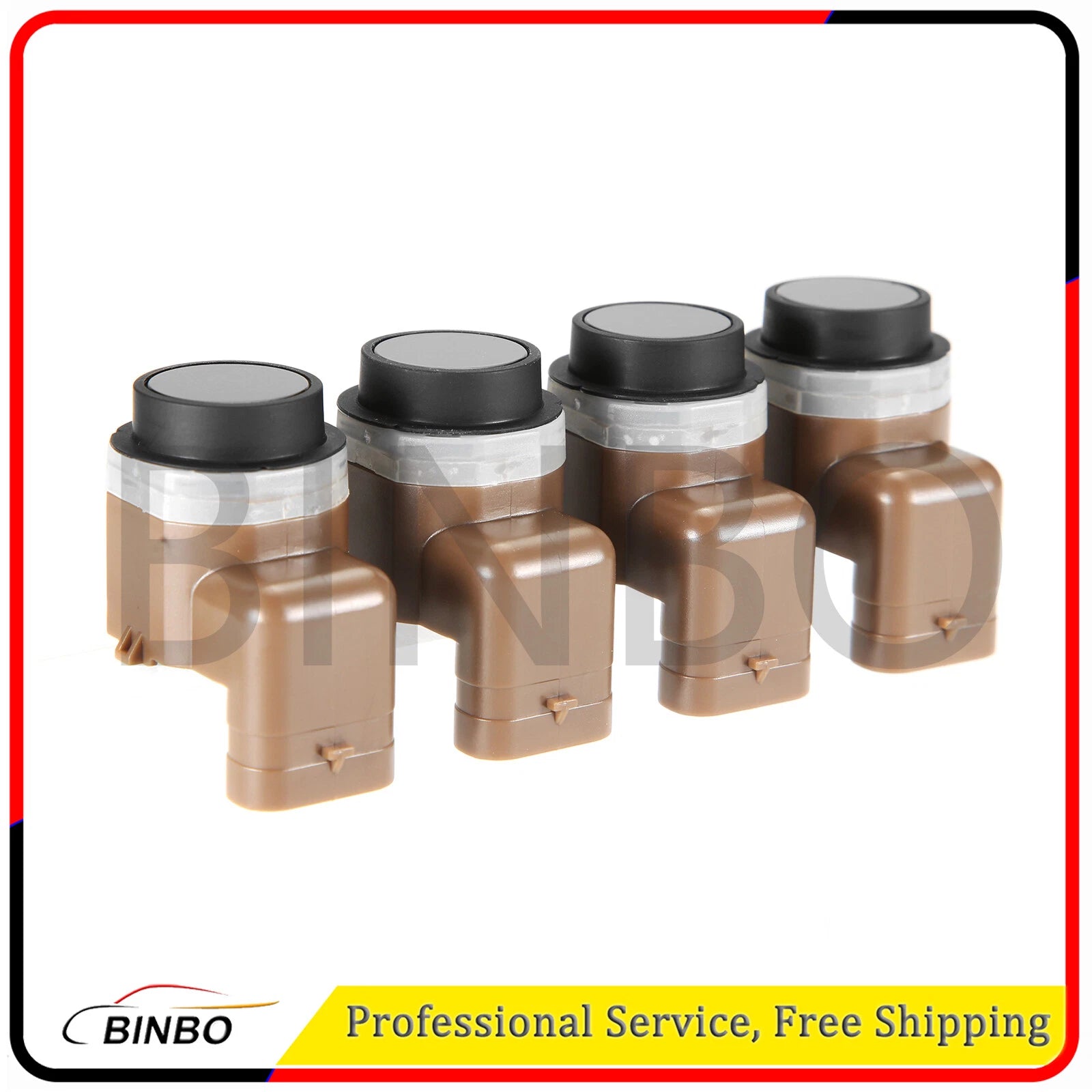 4 Pcs Front PDC Parking Sensor 66209270495 For BMW 528i 535i 550i 650i X3 X5 X6, 07FC0E-D4 - KOEEK