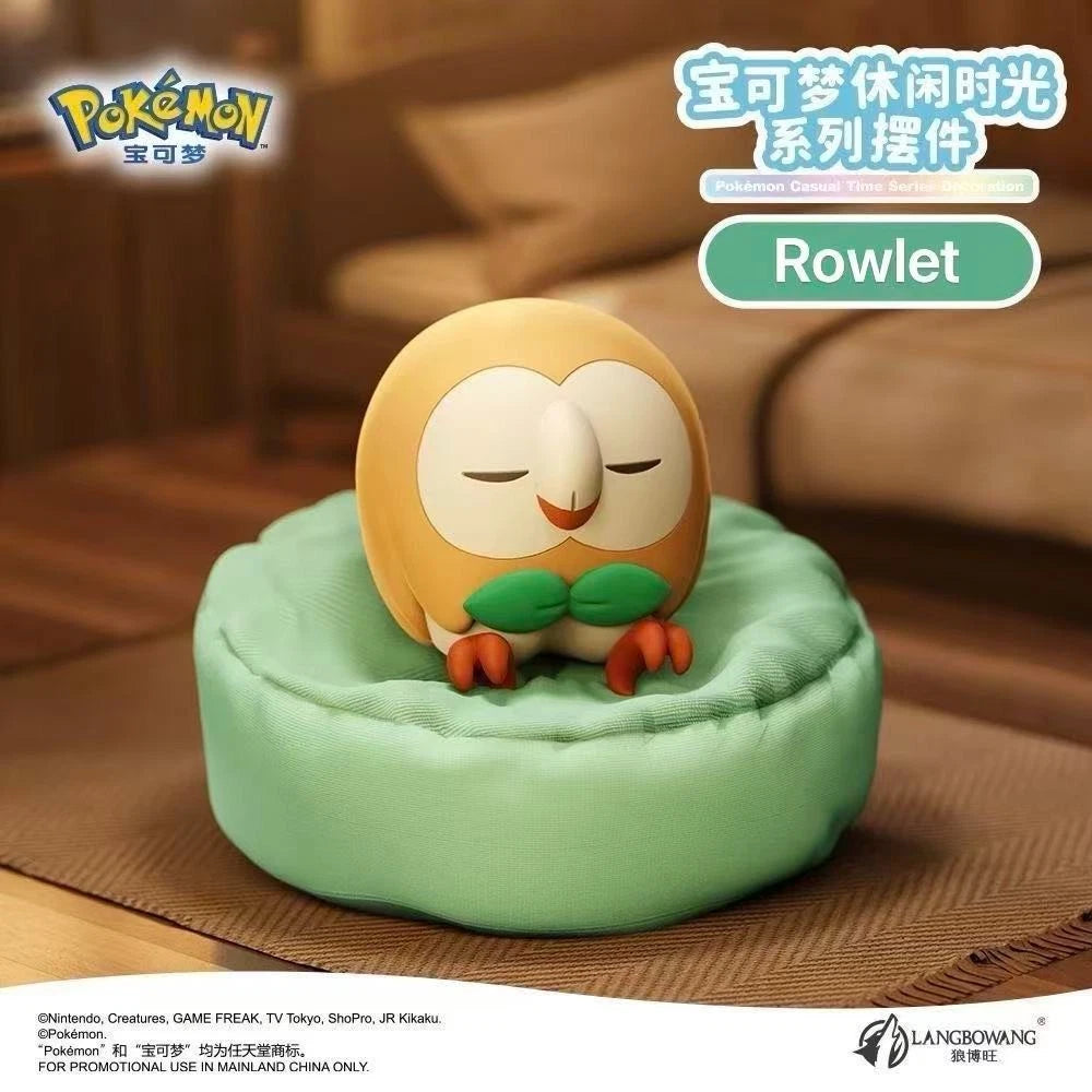 Pikachu Meowth Charmander Munchlax Slowpoke Rowlet Casual Time Collection 07FC0E-D4 - KOEEK