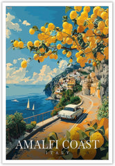 new Viokalt Vintage Amalfi Coast Scenery Wall Art 8x12 in Unframed, Multi 10 07FC0E-D4 - KOEEK