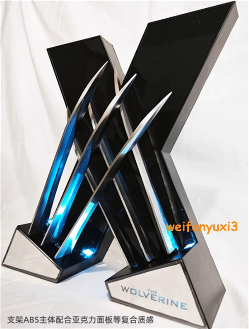 HCMY Replica Wolverine's Claws Steel Claws Wearable With Lightable Support Gift 07FC0E-D4 - KOEEK