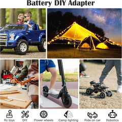 new 1 Packs Power Wheel Adapter for Milwaukee M18 Battery 18V 1 Pack 07FC0E-D4 - KOEEK