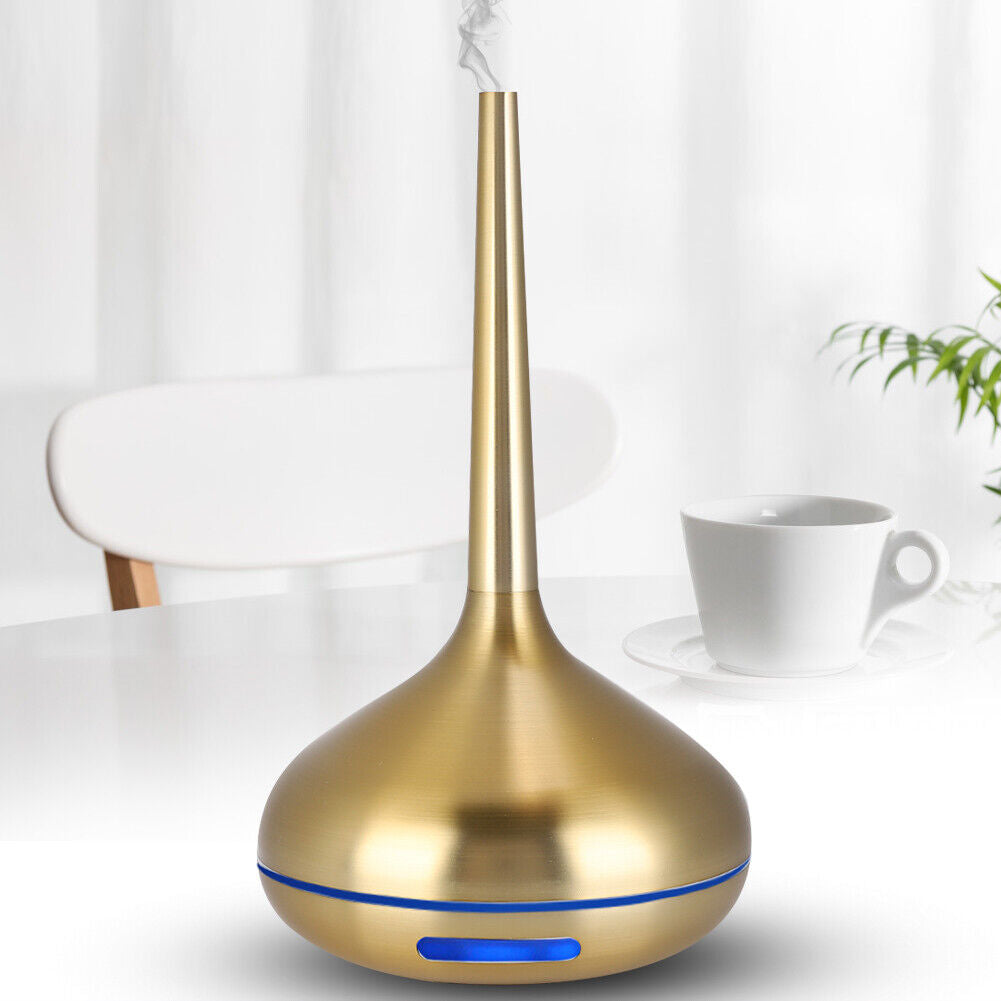 new 120ml Aromatherapy Diffuser 7 Colors LED Night Light Air Humidifier Gold